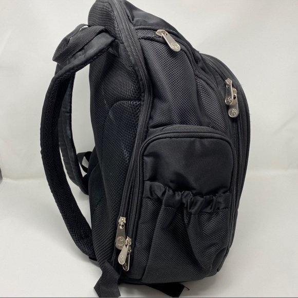 Fisher Price Black Diaper Bag Backpack - Picture 7 of 11